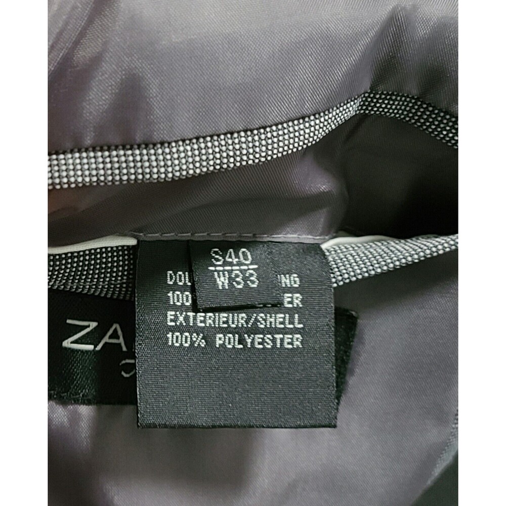 Zannini Italy Mens 44 Blazer Jacket Gray 3-Button EUC Pockets Sewn - Picture 7 of 8